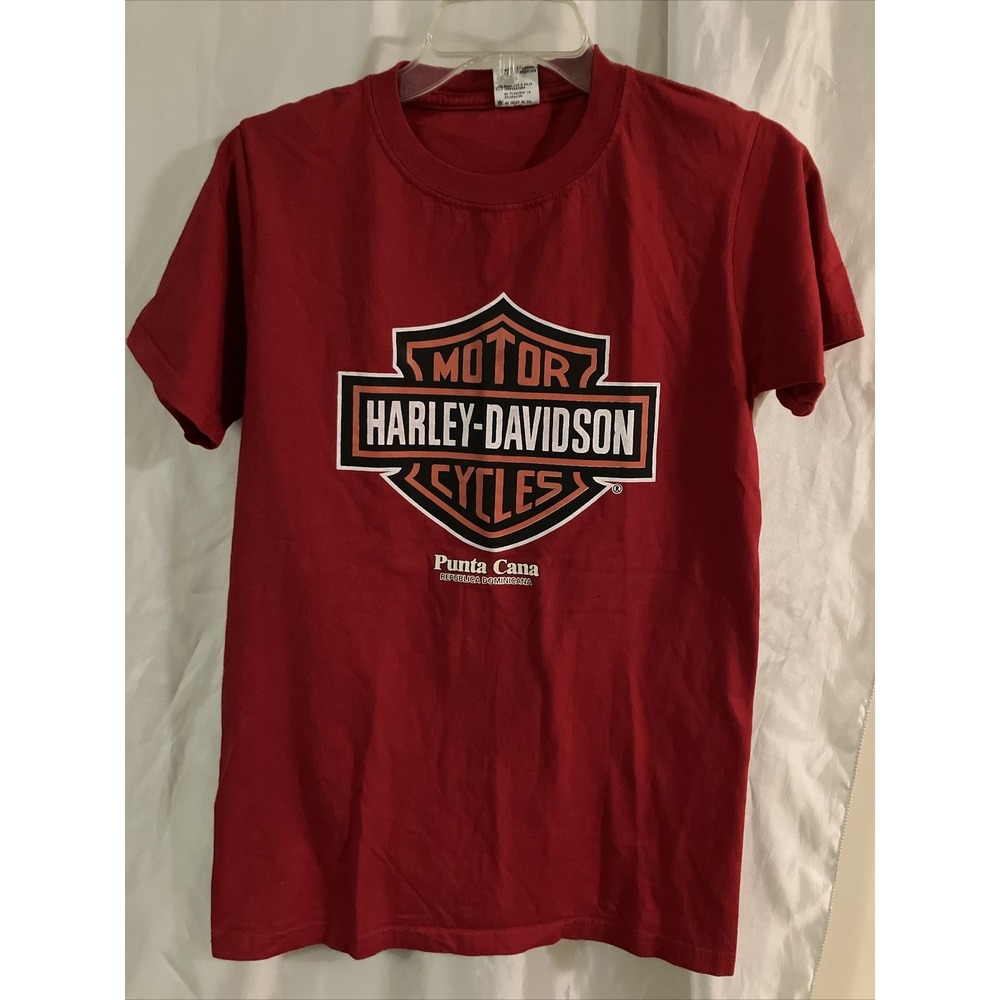 Harley Davidson Cycles Punta Cana Republica Dominicana T-Shirt Mens Size M